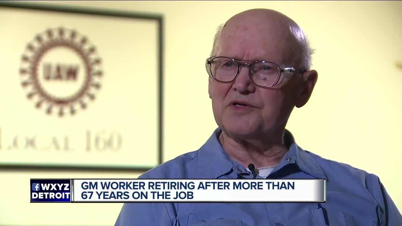 GM's highest seniority hourly worker retires after remarkable 67-year-long career