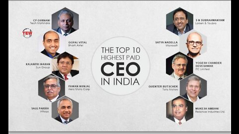 Highest top 10 paid CEO'S in the world