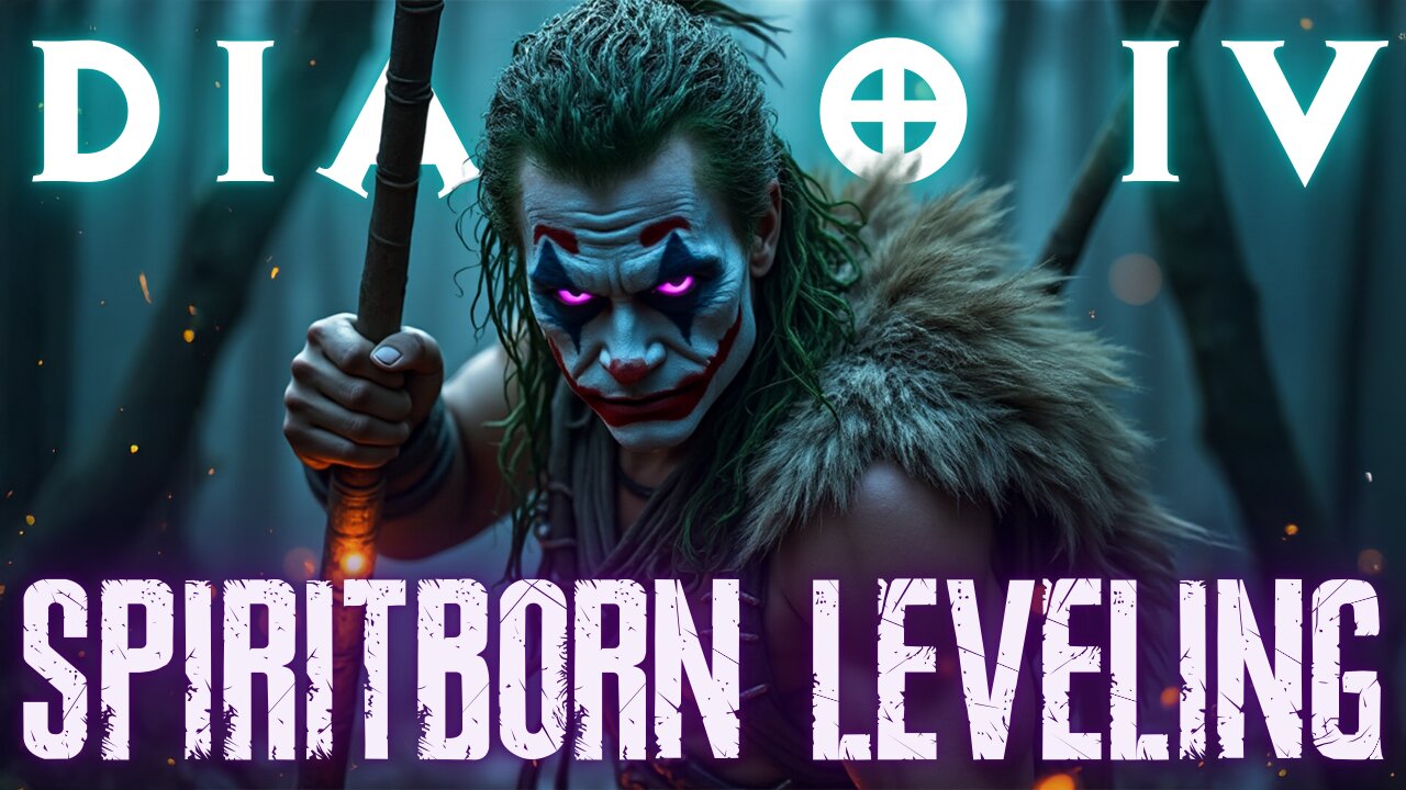 😈 Diablo 4 - SPIRITBORN LEVELING, CONTINUED [DROPS ON/TWITCH]