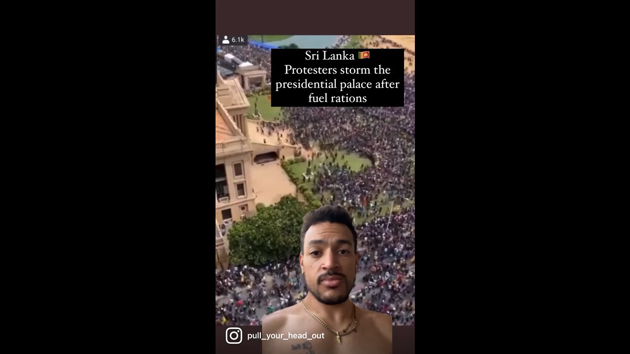 Sri Lanka protest breaches presidential palace!