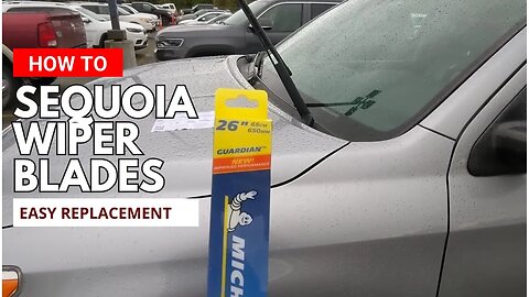 How to replace Wiper Blades on Toyota Sequoia