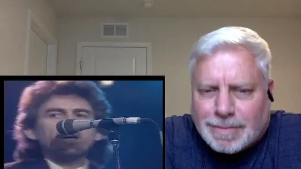 George Harrison - While My Guitar Gently Weeps (live 1987) REACTION #facethemusicreactions