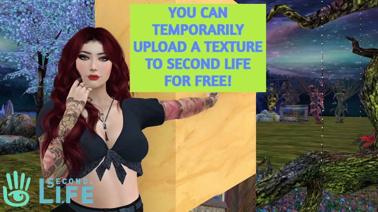 Don't Waste Your Lindens! How to Temporarily Upload a Texture To Second Life for Free!