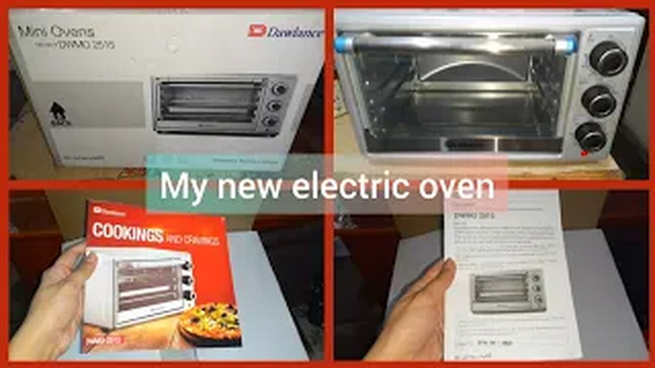 unboxing with me | my new Dawlance mini electric oven | DWMO 2515 | by fiza farrukh