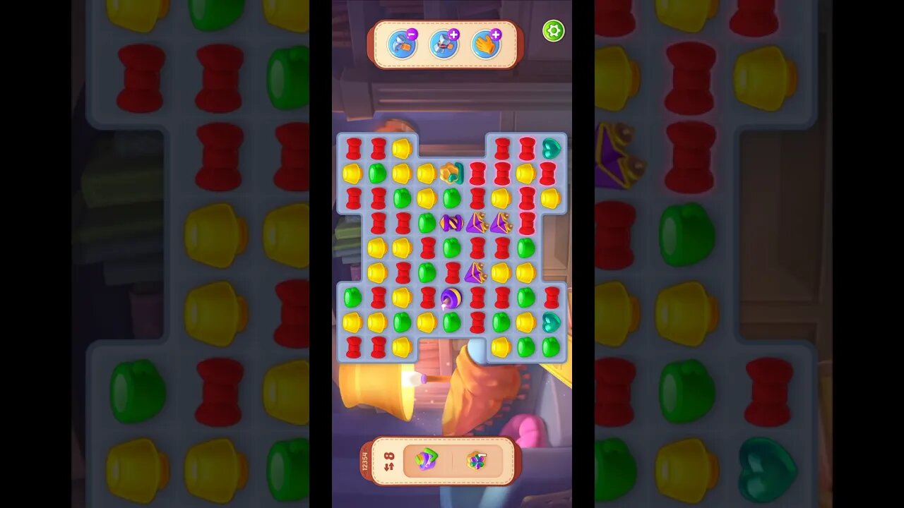 Shorts Playrix Homescapes Gameplay Walkthrough Level 12354-040