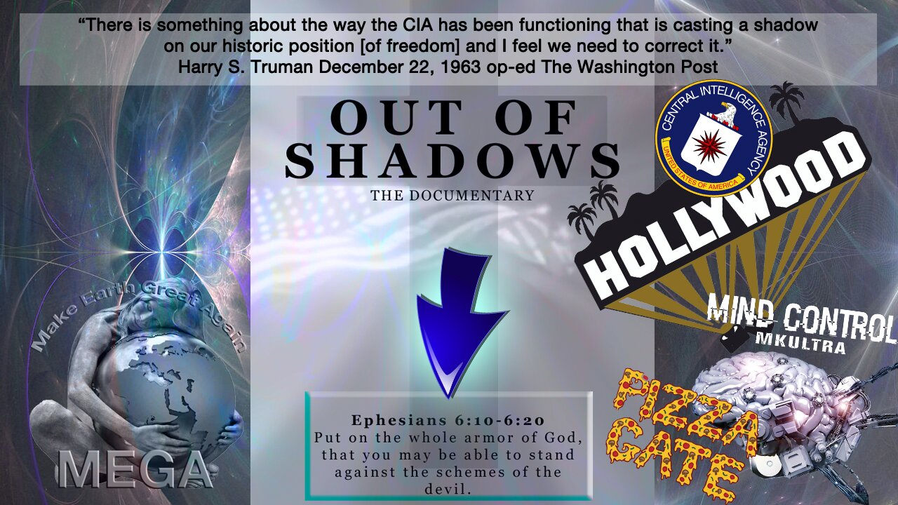 Out of Shadows (2020) - An exposé on how the CIA, Hollywood and the mainstream media manipulate the multitudes by spreading propaganda throughout their content