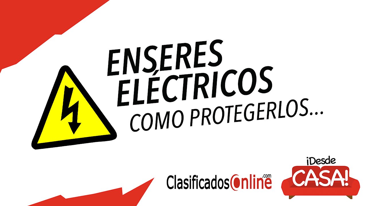 Protege tus enseres eléctricos en el hogar