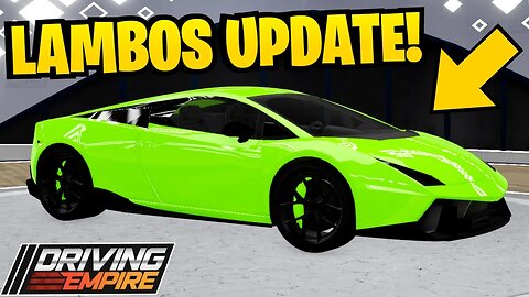 LAMBORGHINI + TAXI EVENT PT2 UPDATE in Driving Empire!