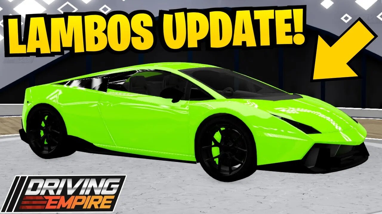 LAMBORGHINI + TAXI EVENT PT2 UPDATE in Driving Empire!