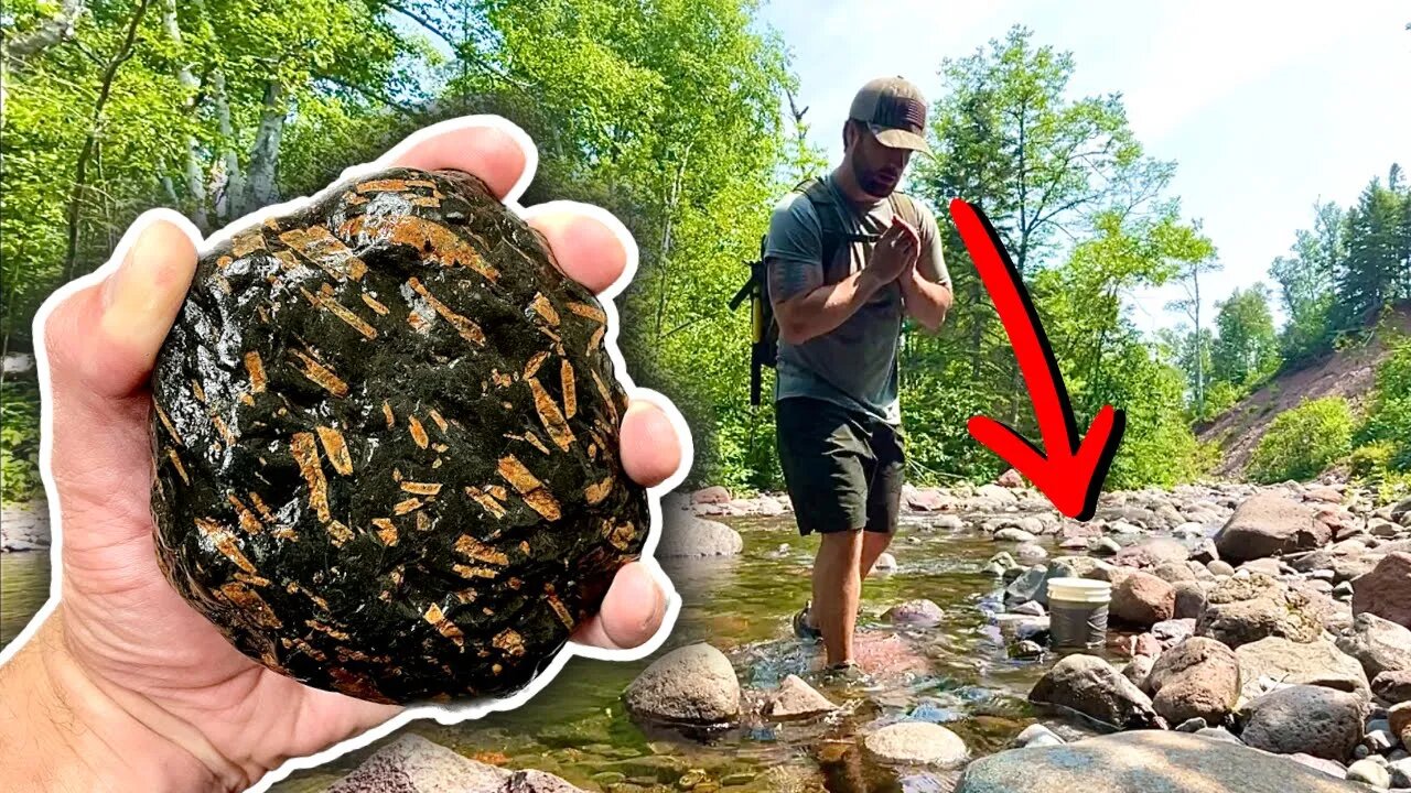 I found SO MUCH porphyry while exploring a river! Minnesota Rockhounding