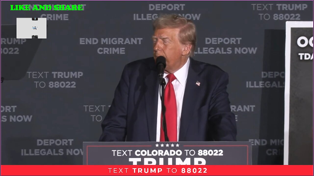 LIVE: FULL SPEECH President Trump in Aurora, CO