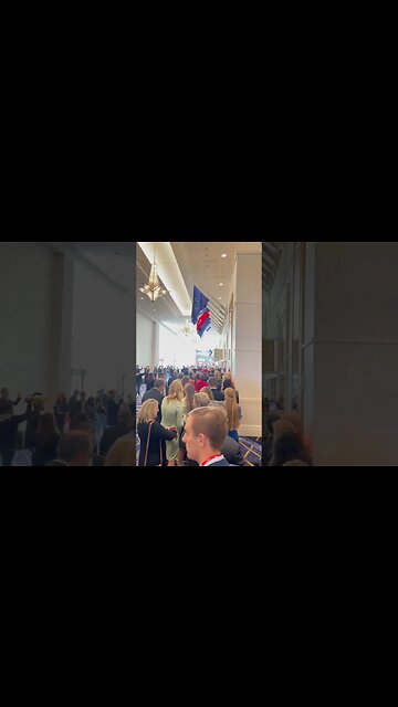 CPAC breaks out in “God Bless the USA” hours before Trump is set to speak.