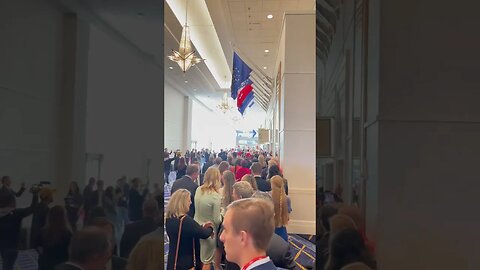 CPAC breaks out in “God Bless the USA” hours before Trump is set to speak.