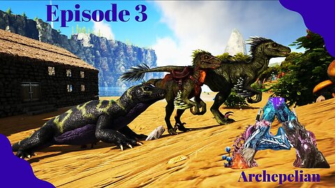 A Little Exploring and Finding New Tames! Archepelian Map - ARK Survival Evolved - Ep 3