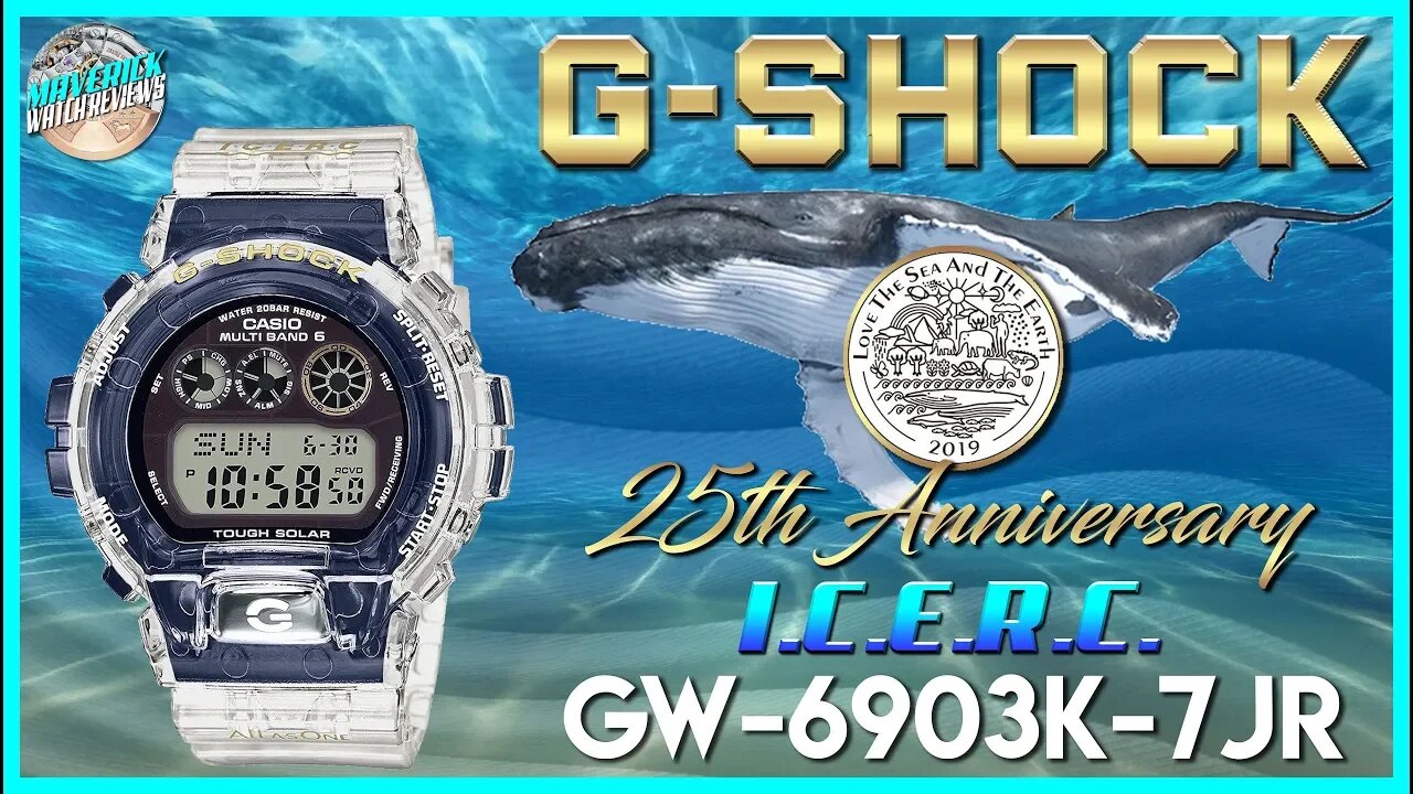 25th Anniversary! | G-Shock 2019 Love The Sea And Earth I.C.E.R.C. GW-6903K-7JR Unbox & Review