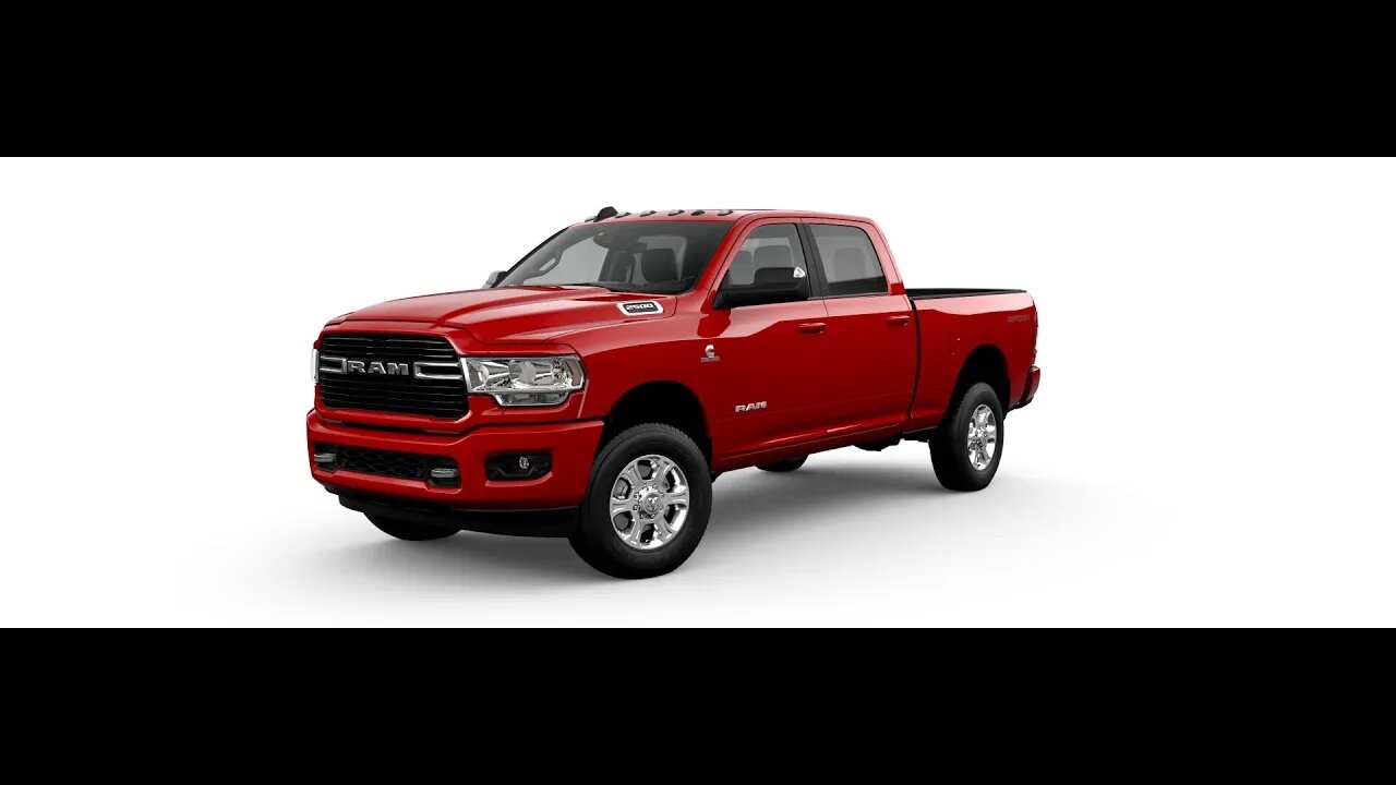 2022 Dodge Ram 2500 Diesel Rambox, Flame Red