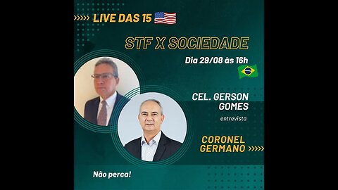 LIVE DAS 15 ESPECIAL - O POVO X STF no tema das drogas e muito mais!