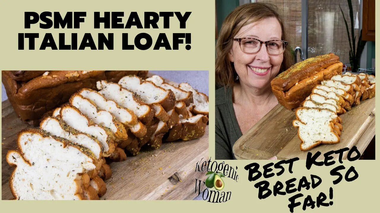 Hearty Italian Loaf Protein Sparing Bread for PSMF | Best Egg White Bread So Far!