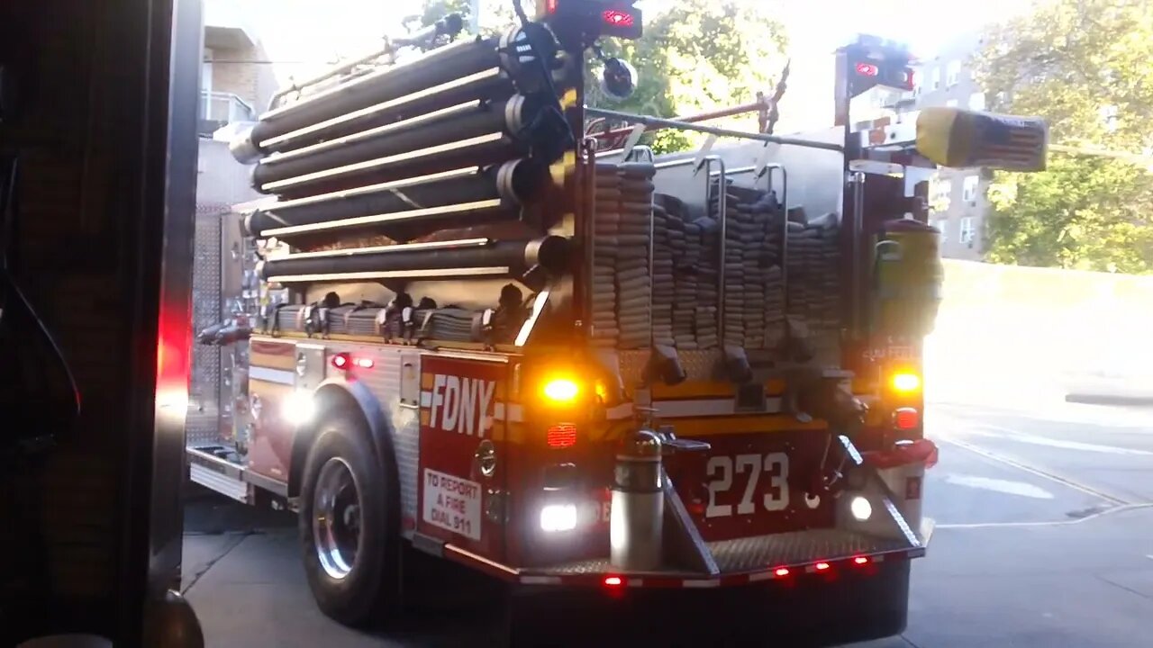 Brand New FDNY Engine 273 Returning to Quarters