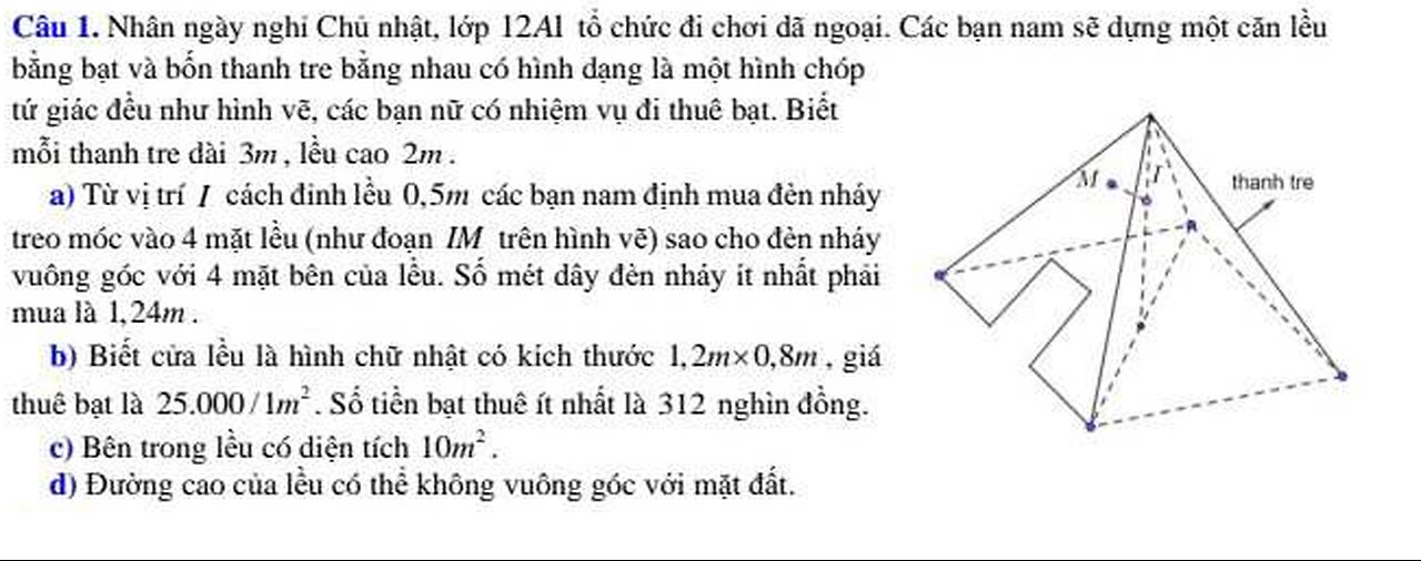 THPT Quỳnh Lưu 2: Nhân ngày nghỉ Chủ Nhật, lớp 12A1 tổ chức đi chơi dã ngoại. Các bạn nam