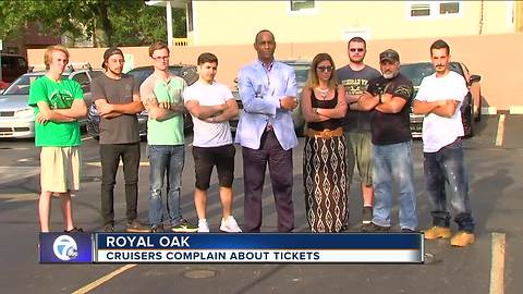 Cruisers complain about tickets in Royal Oak