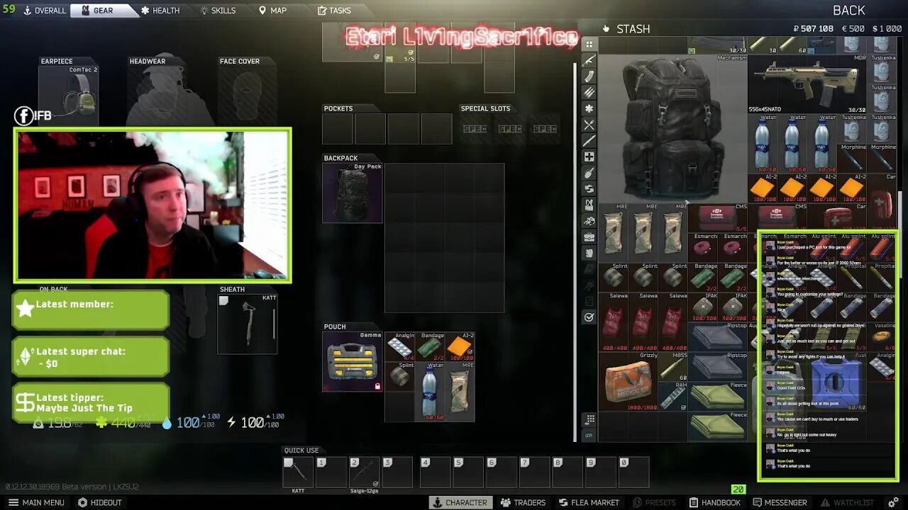 Tarkov Timmy Turns Into A Chad - Escape From Tarkov Live Stream