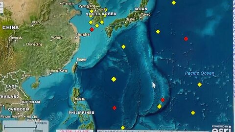 Philippine Sea Buoy In Motion Feb 28, 2023