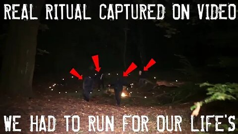 real ritual captured on video we had to run for our life's!!