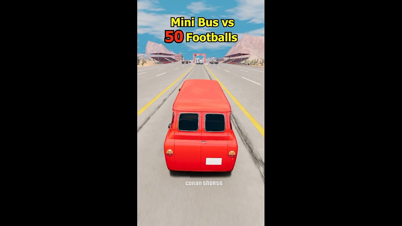 Cars VS mini foot balls