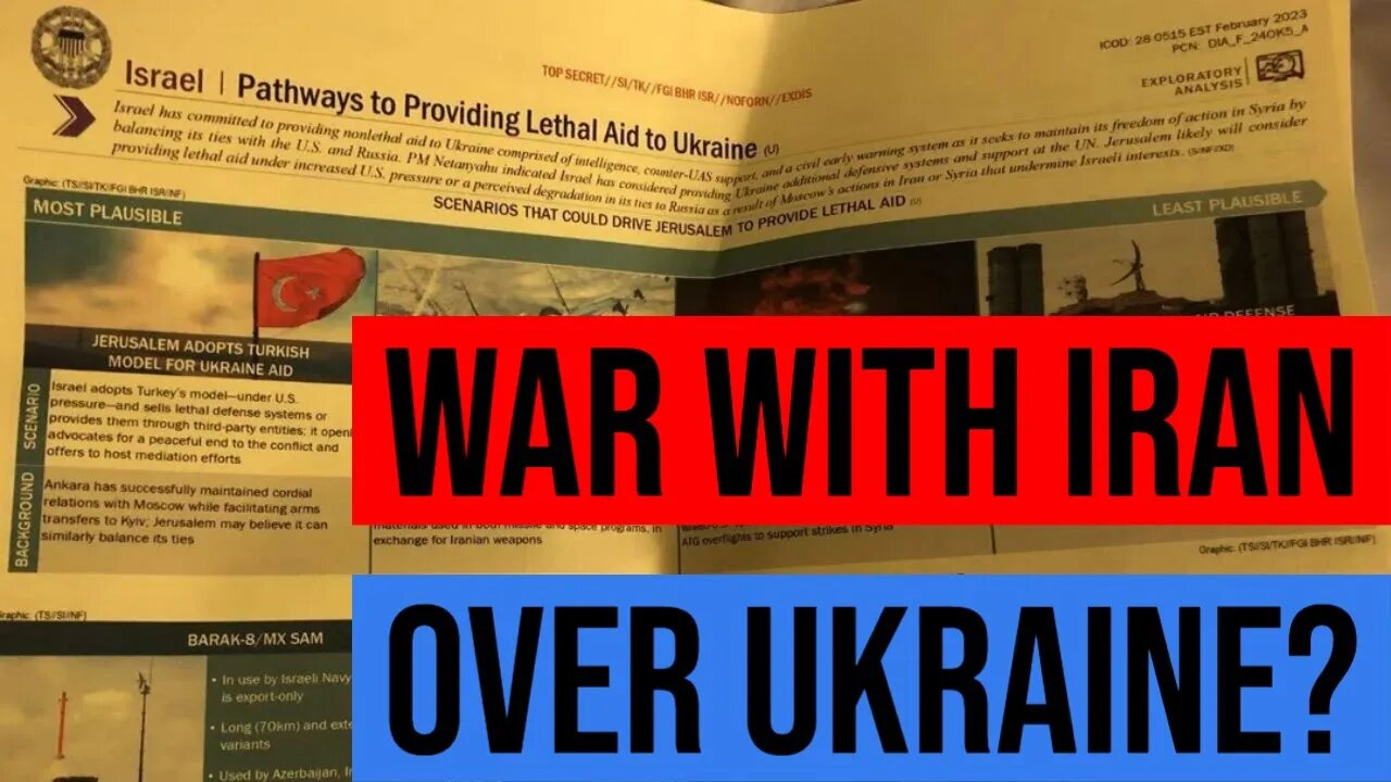 US Considering War With Iran To Bribe Israel Into Supporting Ukraine