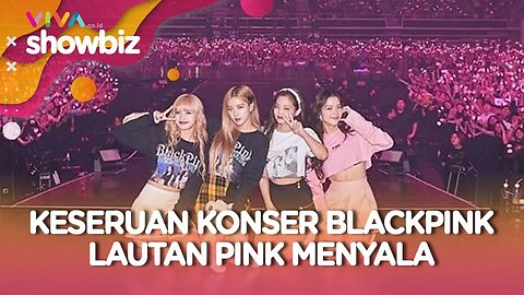 Lautan Pink Membara di GBK, Rose BLACKPINK Kepanasan