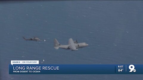 Tucson airmen fly rescue far over the Pacific