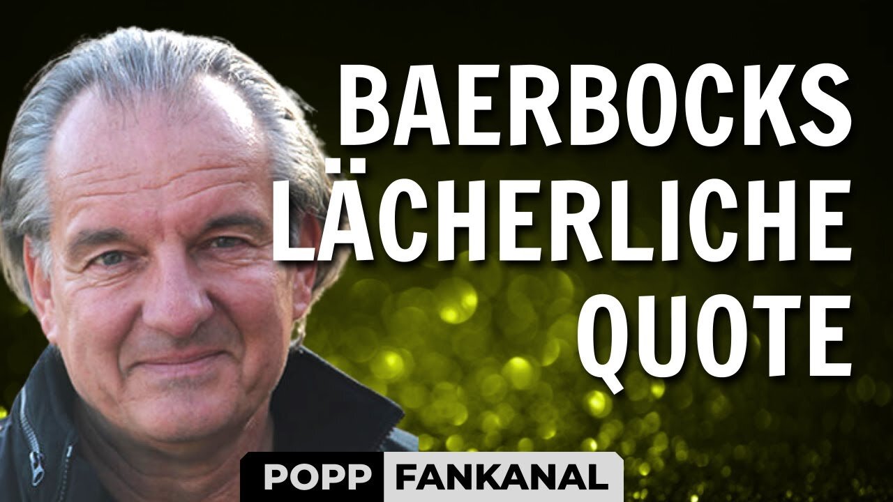 Andreas Popp: BAERBOCKS LÄCHERLICHE QUOTE🙈🐑🐑🐑 COV ID1984