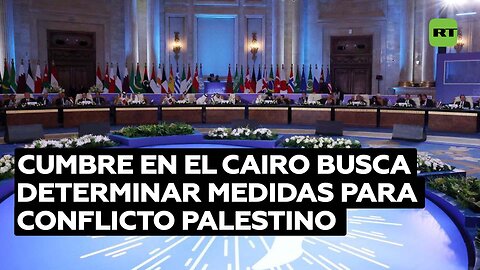 Más de 30 países se reúnen en Egipto para discutir la situación en Gaza