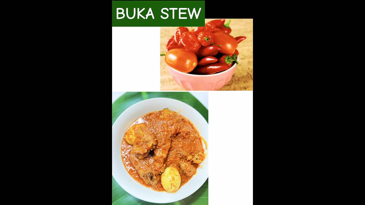 How to make tomato buka stew, Nigerian style