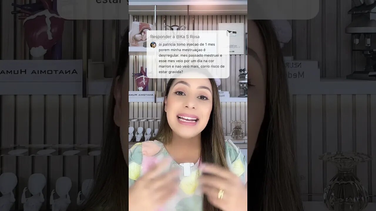 Minha menstruação veio marrom com risco de estar grávida?