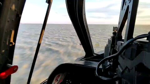 Watching this video of the Kamov Ka-52 helicopter, your legs seem to feel the coolness of the water