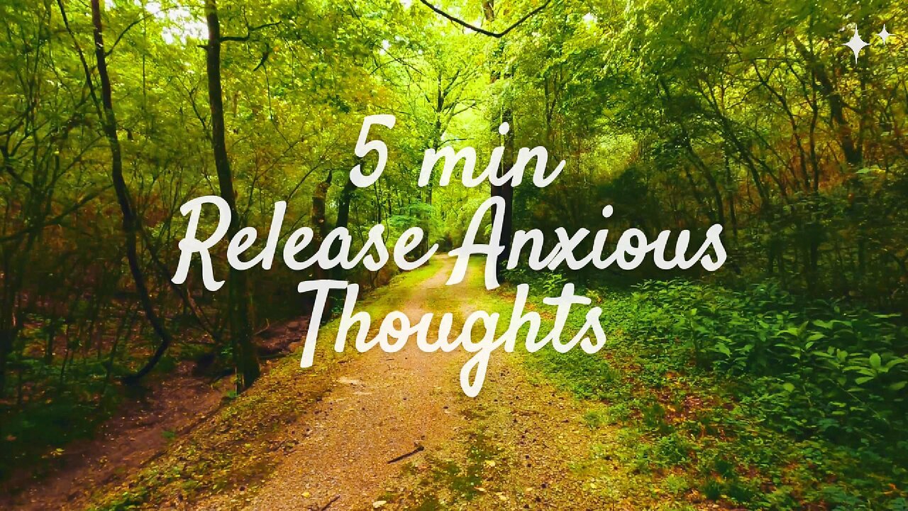 🌬️🍃5 Minute Meditation to Release Anxious Thoughts🌊🌳