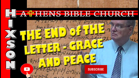 Ending The Book of Ephesians | Ephesians 6:16-24 | Athens Bible Church