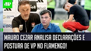 "O Vítor Pereira NITIDAMENTE está..." DECLARAÇÕES e POSTURA no Flamengo geram ANÁLISE de Mauro Cezar