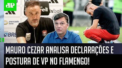 "O Vítor Pereira NITIDAMENTE está..." DECLARAÇÕES e POSTURA no Flamengo geram ANÁLISE de Mauro Cezar