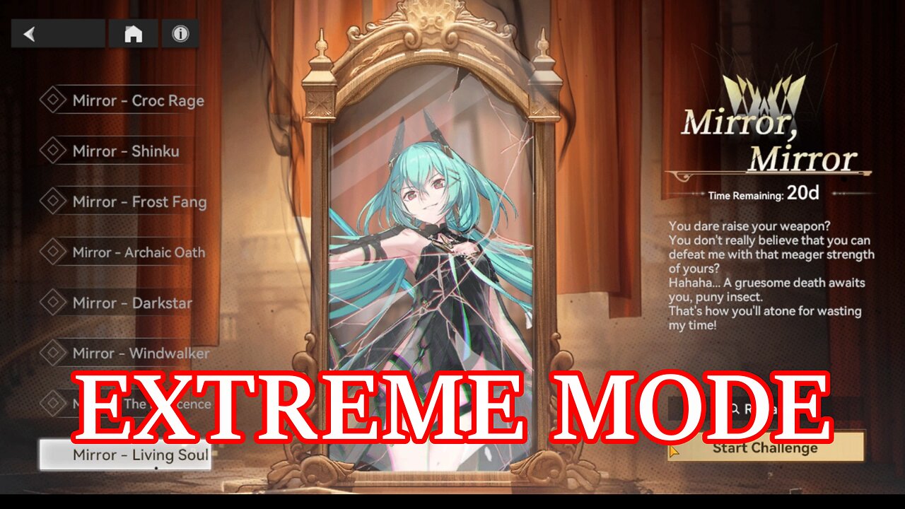 Mirror Living Soul - Osiris Extreme Mode | Mirror, Mirror Event | Aether Gazer