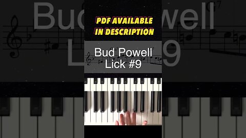 Bud Powell Lick #9