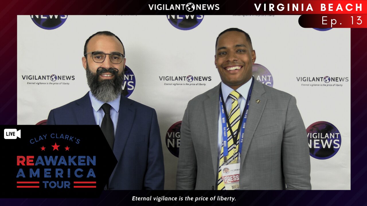 Joe Mobley, Journalist at the Reawaken America Tour Virginia Beach 2022 | Vigilant News