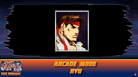 Super Street Fighter 2: Turbo Hyper HD Remix: Arcade Mode - Ryu