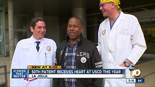 Patient receives heart in time for Thanksgiving