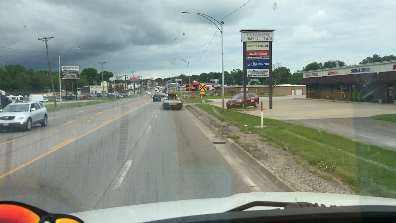 Me truckin thru my hometown of Sedalia, Mo