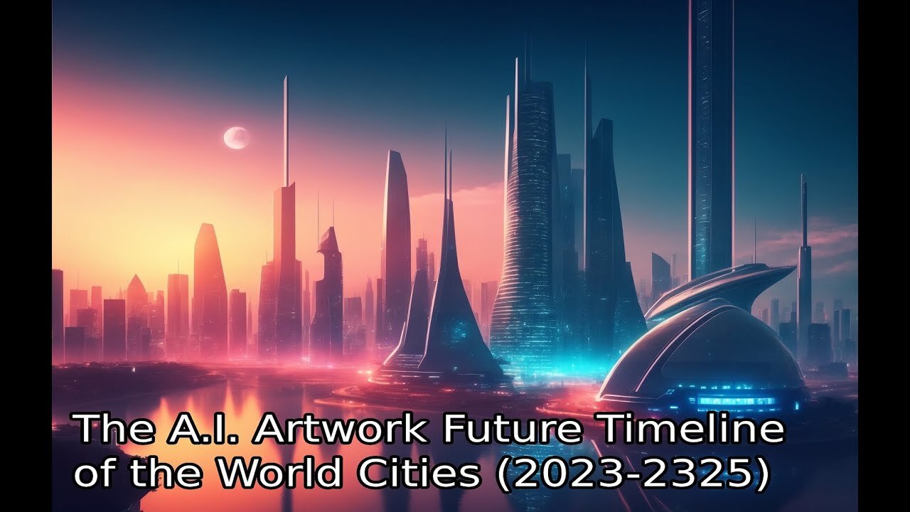 A .I. Art Future Timeline of World Cities