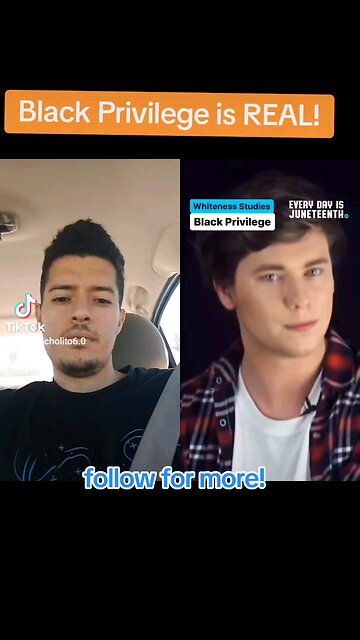 Black Privilege is REAL!