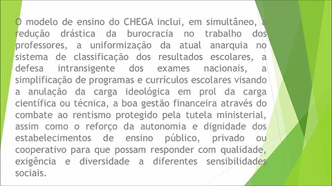 45. O Chega ponto por ponto.